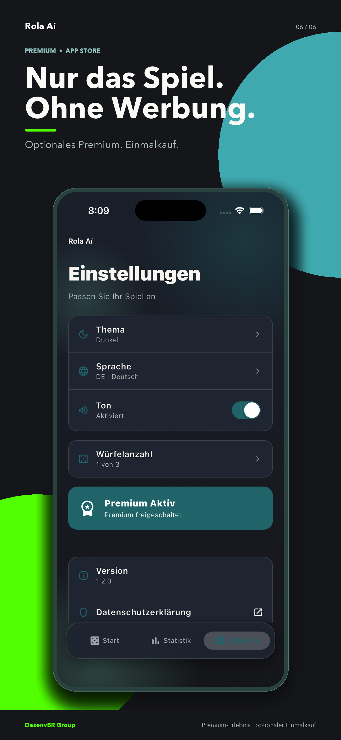 Optionales Premium. Einmalkauf.